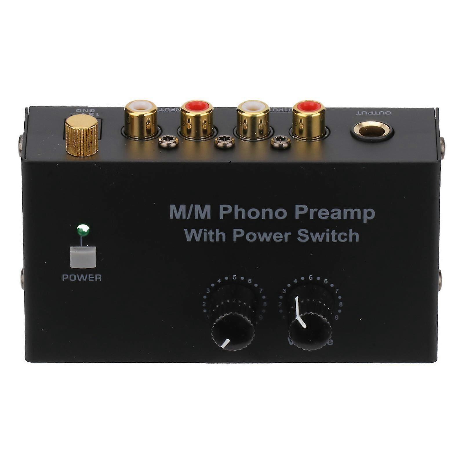 Kgzpp500 Phonograph Preamplifier Mini Line Level Signal Rca Input/output High Fidelity Sound Turntable Preamp For Office