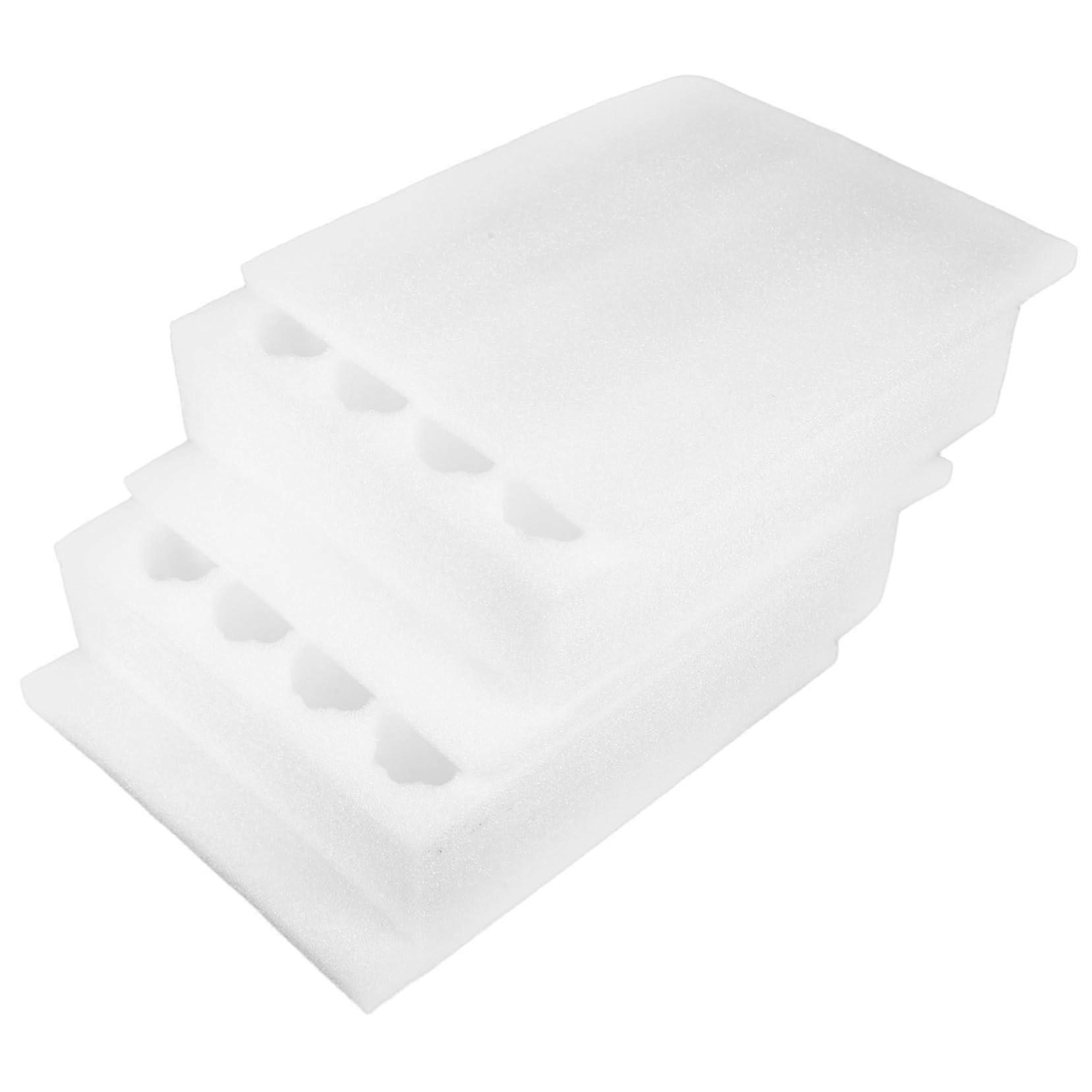 Egg Storage Container with Shockproof Protection, 40 Reusable Foam Egg Cartons for Duck Eggs, White