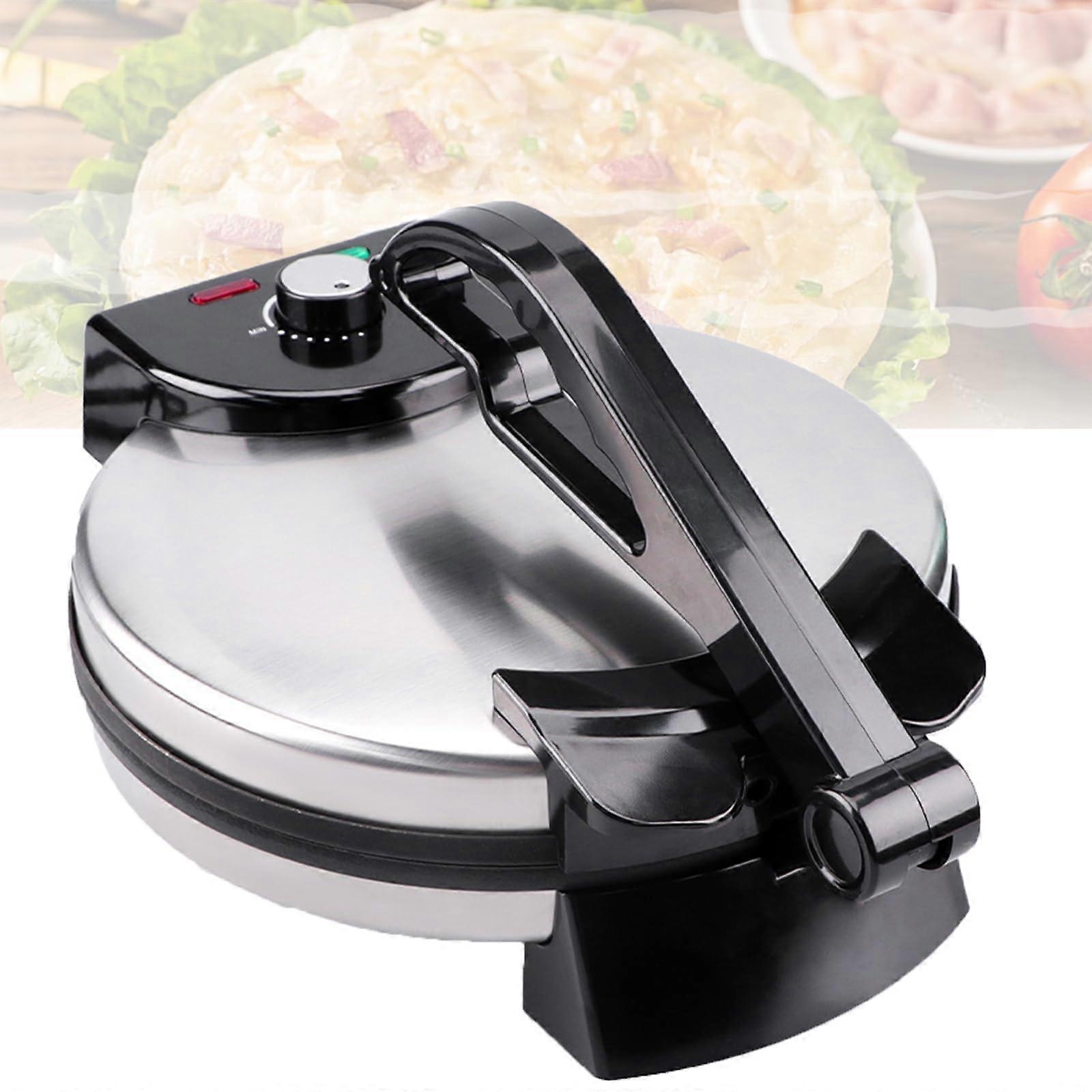 12 Inch Electric Crepe Maker with DoubleSided Heating, NonStick Surface, Adjustable Temp Control