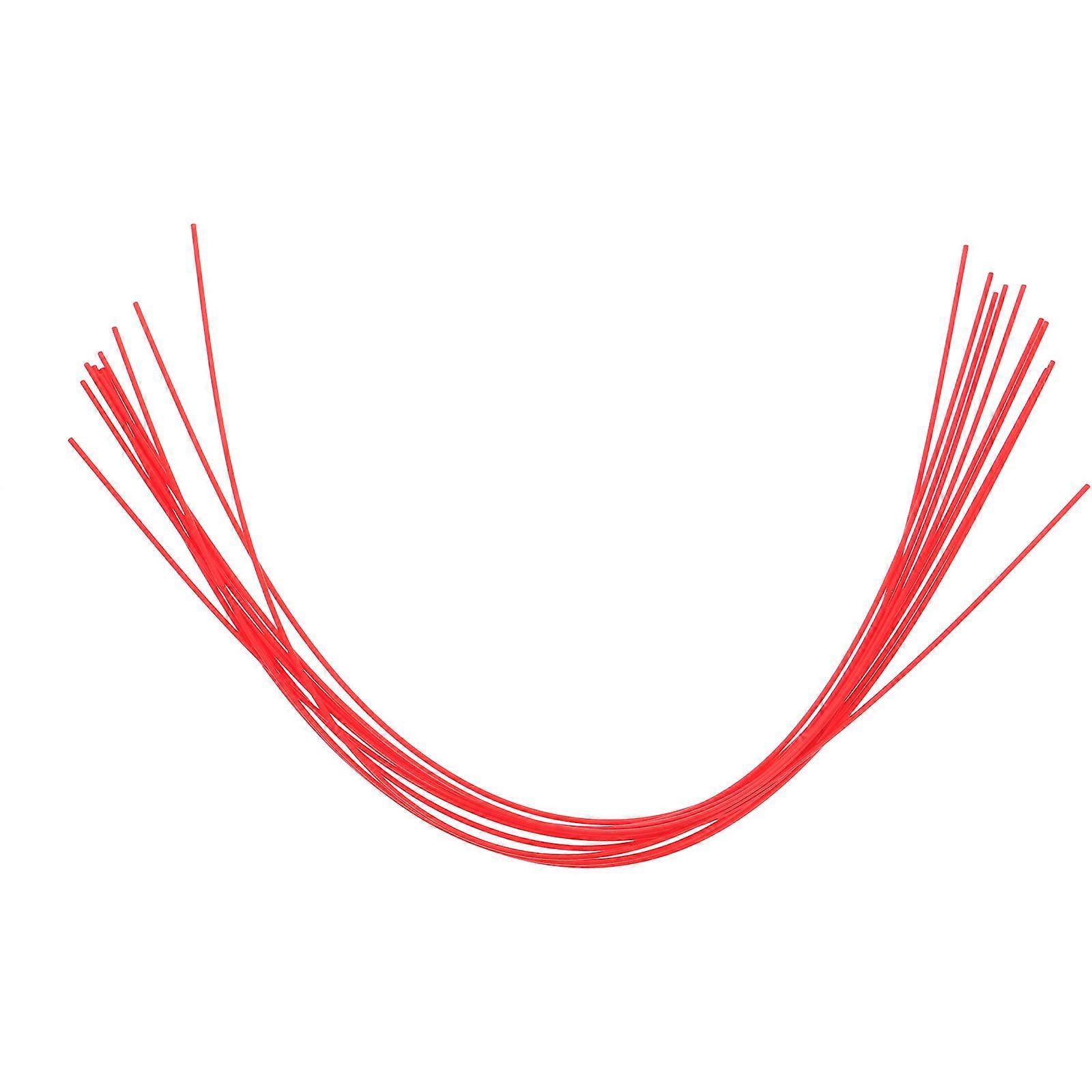 Red 10pcs Long Nozzle Fuel Injector Cleaner Tube for Easy Cleaning of Motorcycle and Engine Parts