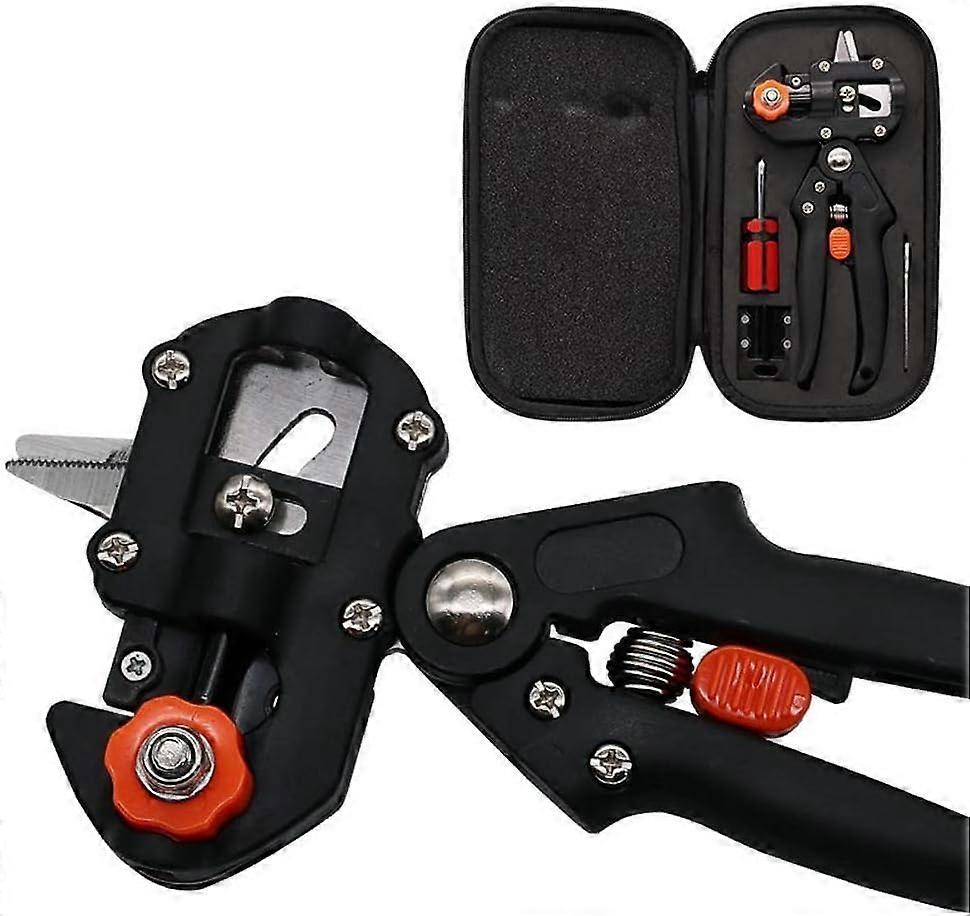 Professional Grafting Tool and Pruning Shears with Ergonomic Grip for Fruit Tree Gardening Kit