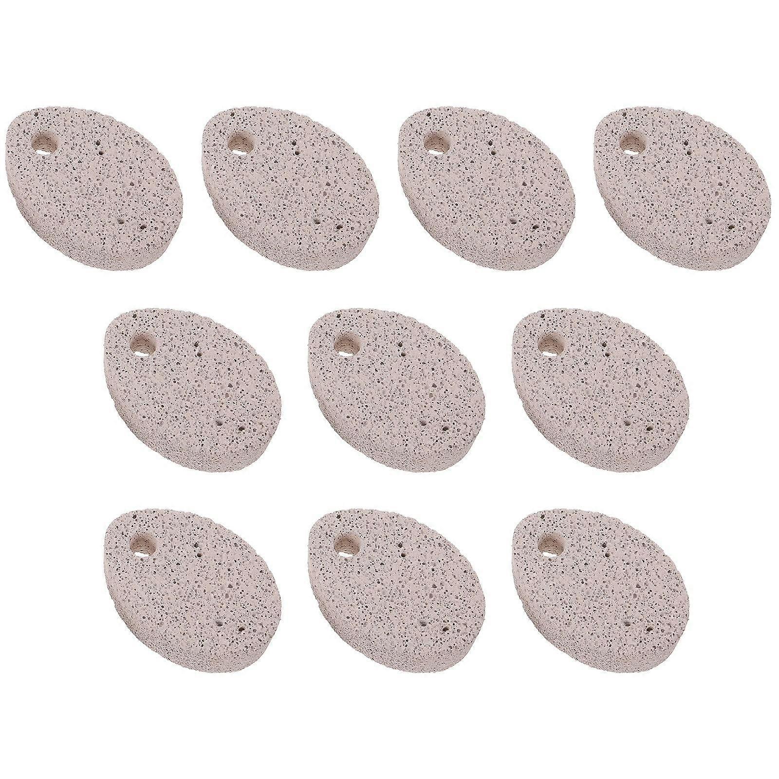 Light Grey Pet Grinding Stone for Teeth Chewing 10Pcs Pet Supply