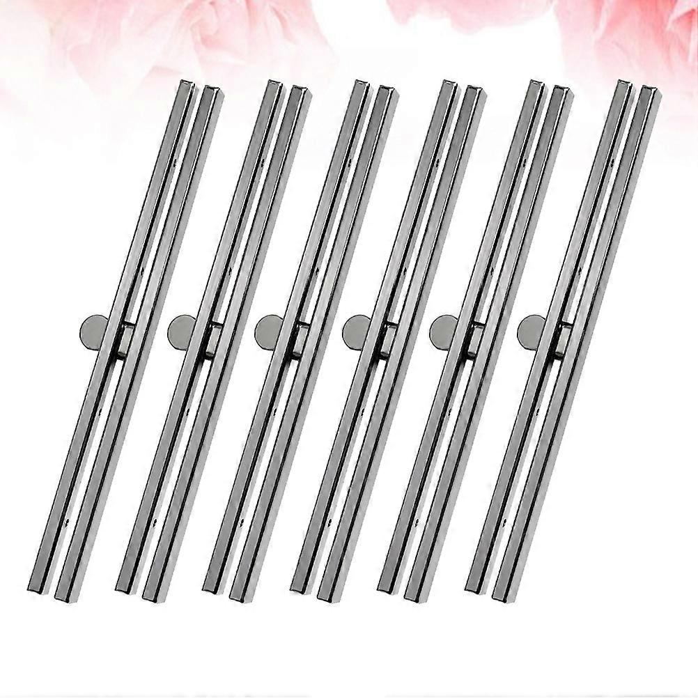 Silver Clutch Frame for Bag Making 6Pcs Alloy Purse Frame Locks