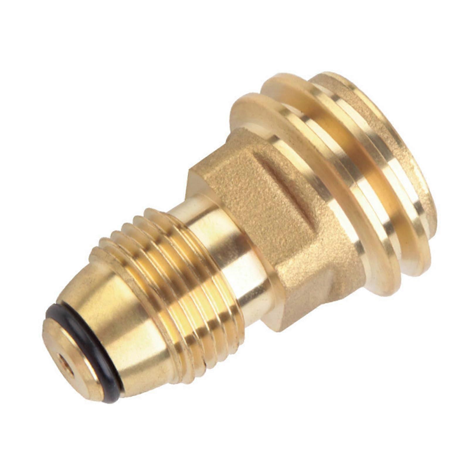 Propane Adapter QCC1 Type1 Brass Quick Connect Fitting for Grill and Outdoor Camping