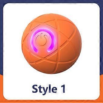 1PCS  Dog Toys Intelligent Gravity Jump Ball Rechargeable Bite-Resistant Rolling Ball Cat And Dog Chase Interactive Pet Toys