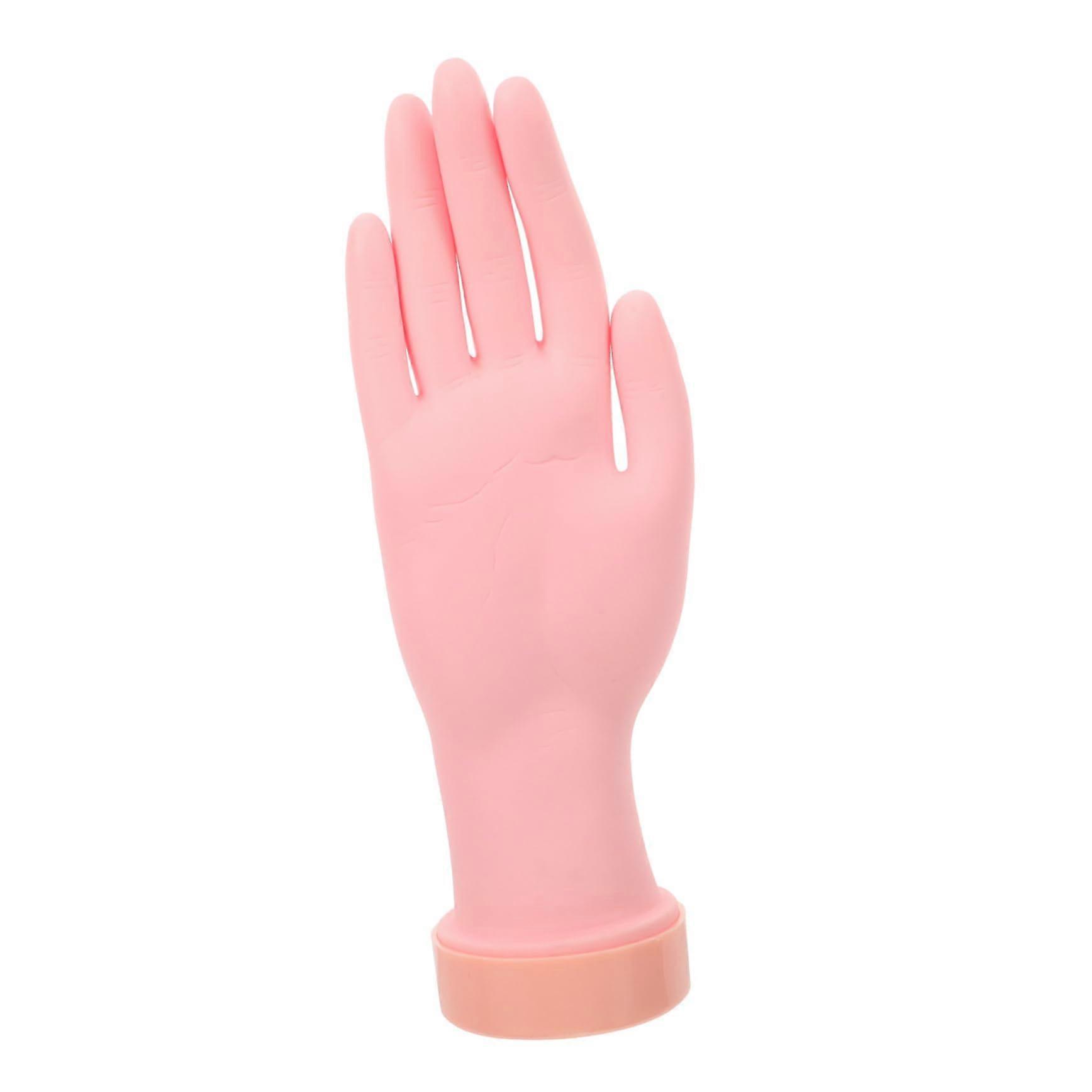Nail Practice Hand for Beginners and Professionals, Realistic Flexible Reusable Training Hand
