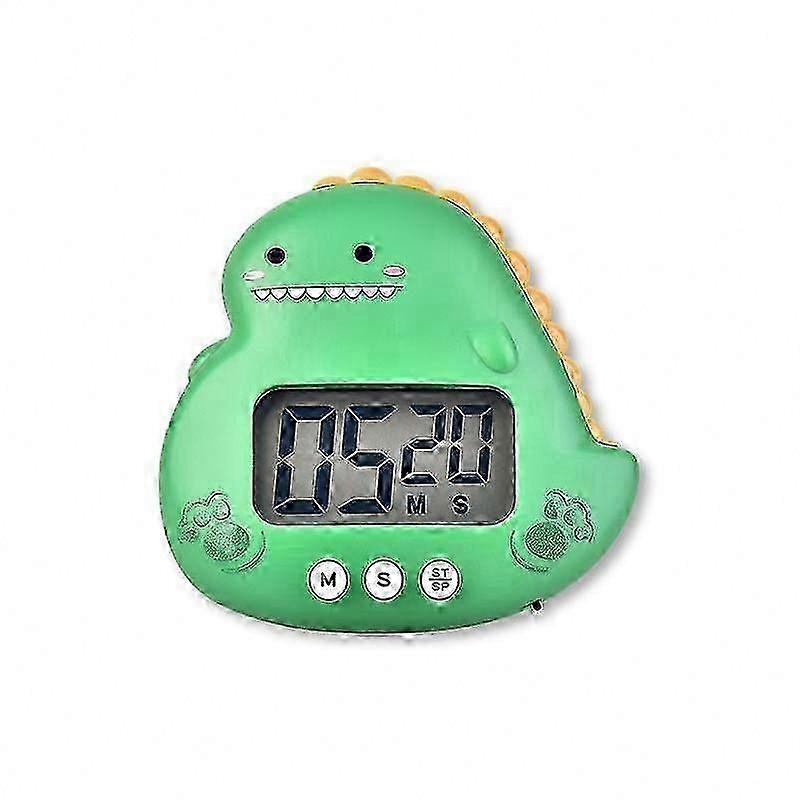 Dinosaur-Themed Digital Timer for Kids, Large 2.4" LCD Display, Fun and Practical Kitchen Helper