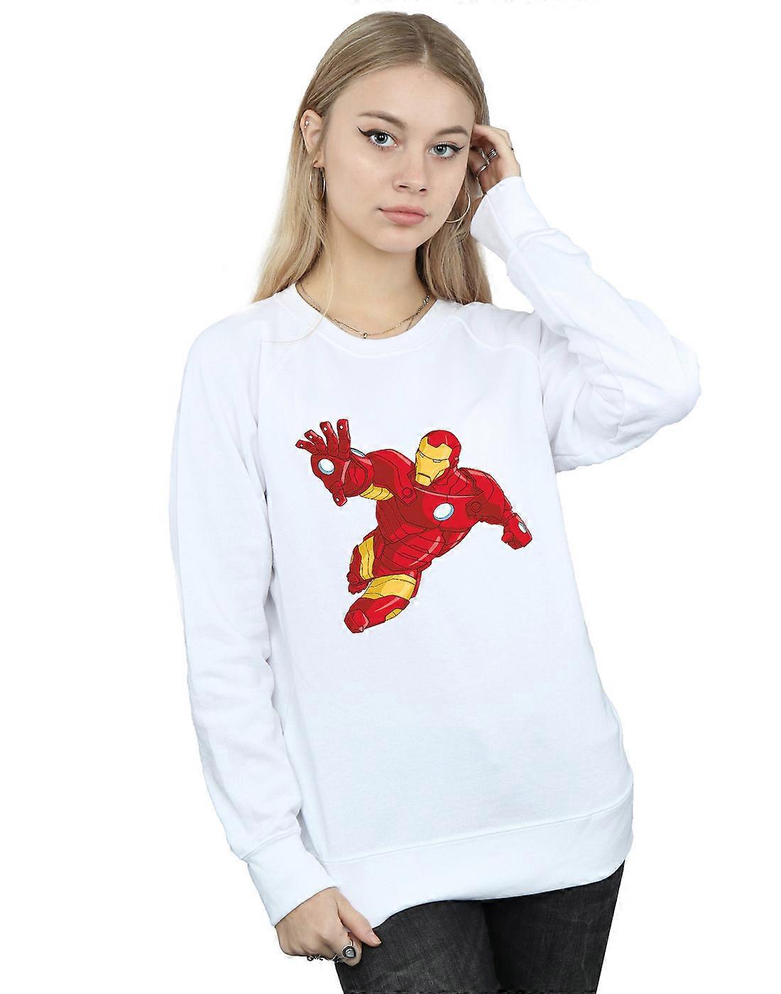 Marvel Women's Iron Man Simple Sweatshirt
