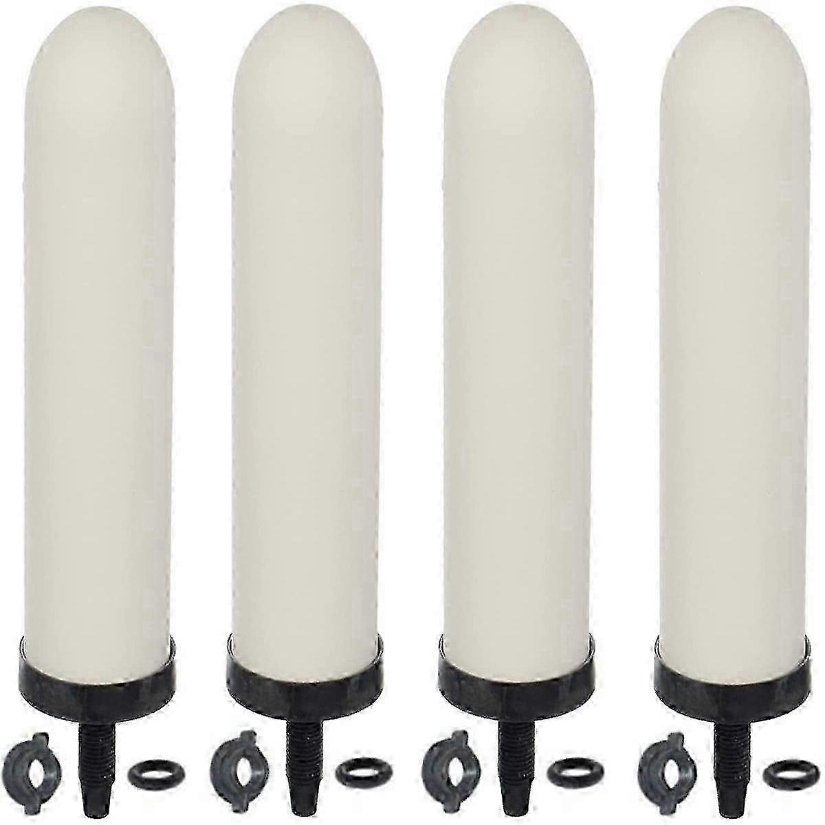 4 Pack Replacement Ceramic Water Filter for Water Filtration System
