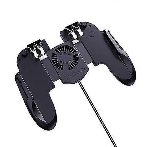 Mobile Game Controller with Cooling Fan for iOS Android, Ergonomic Grip, L2 R2 Triggers