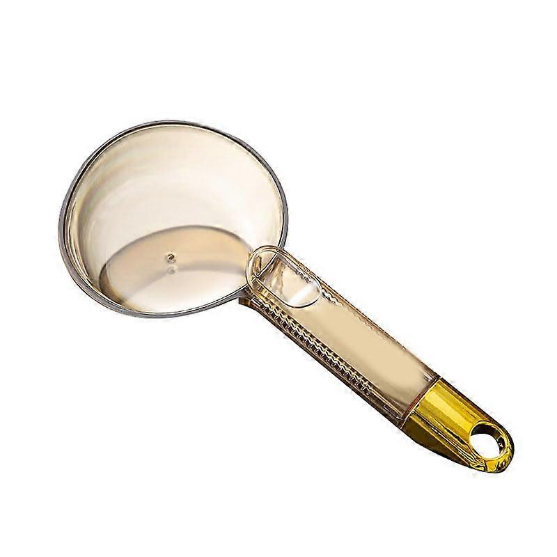 Rice Measuring Cup 180ml Kitchen Scoop with Long NonSlip Handle Transparent Design for Cooking
