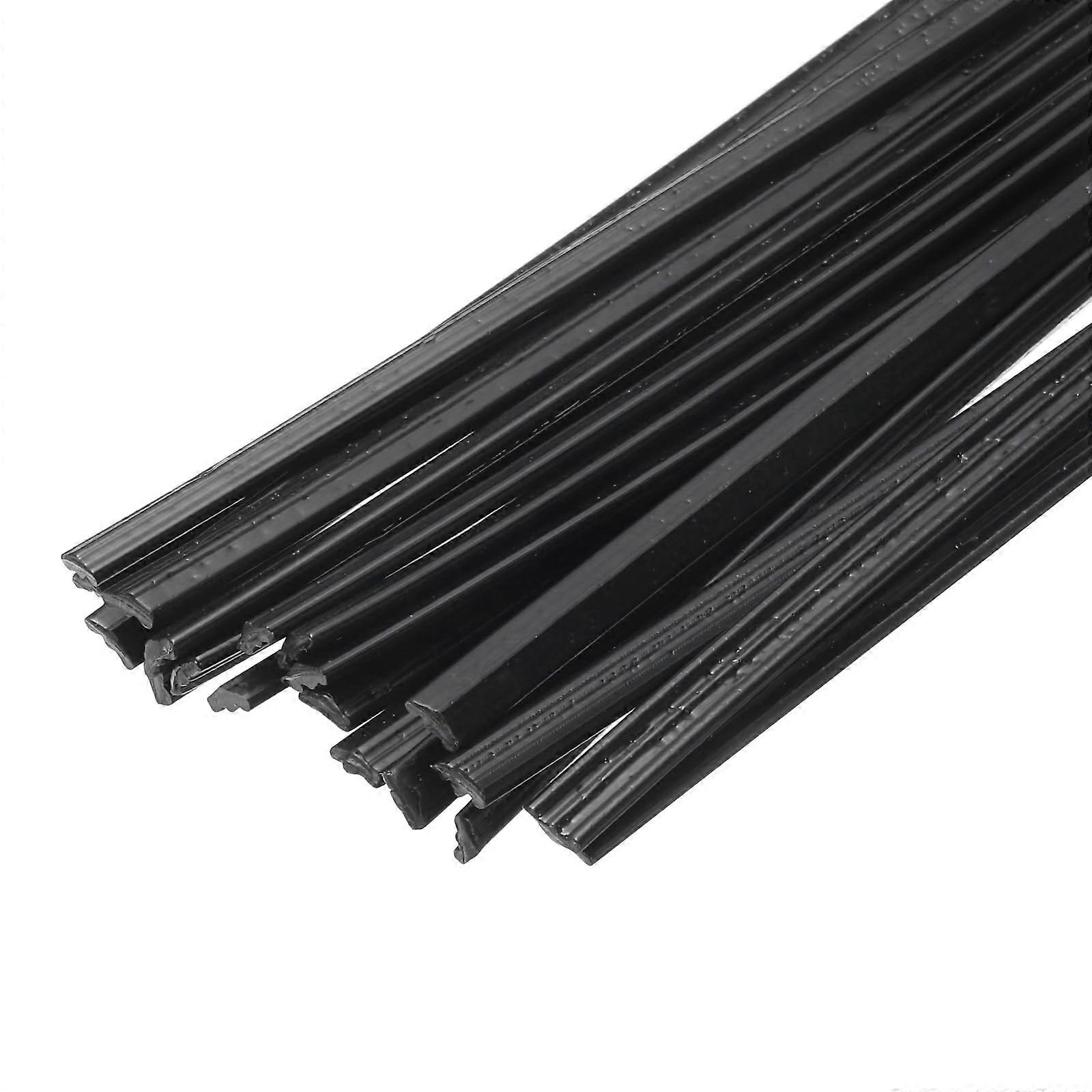 Plastic Welder Tool with 20pcs 8 Inch Black PE Welding Rods for Strong Plastic