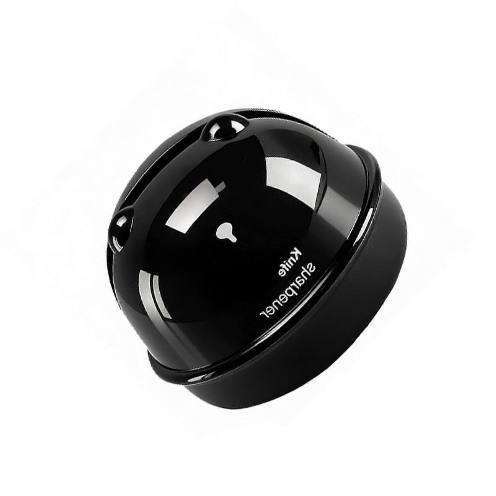 Fast Blade Sharpening Tool Suction Cup Bear Shape Sharpener For Various Cutter Tungstens Steel Kitchen Gadget  Black