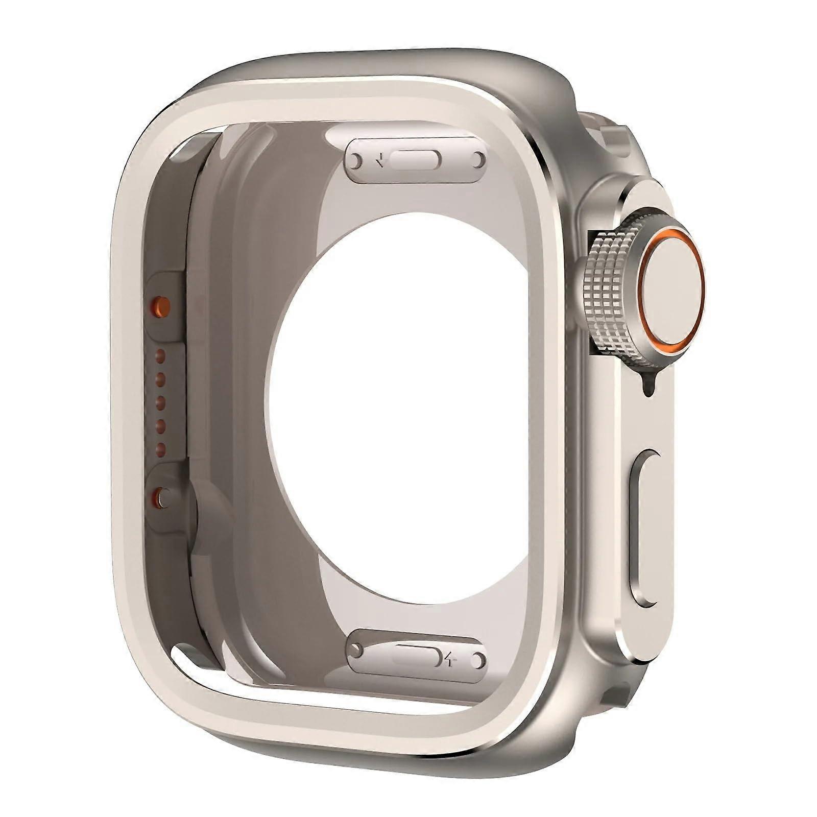 Case for Apple Watch Ultra 2 Titanium 46mm 45mm 44mm with 3D Full Coverage Screen Protector