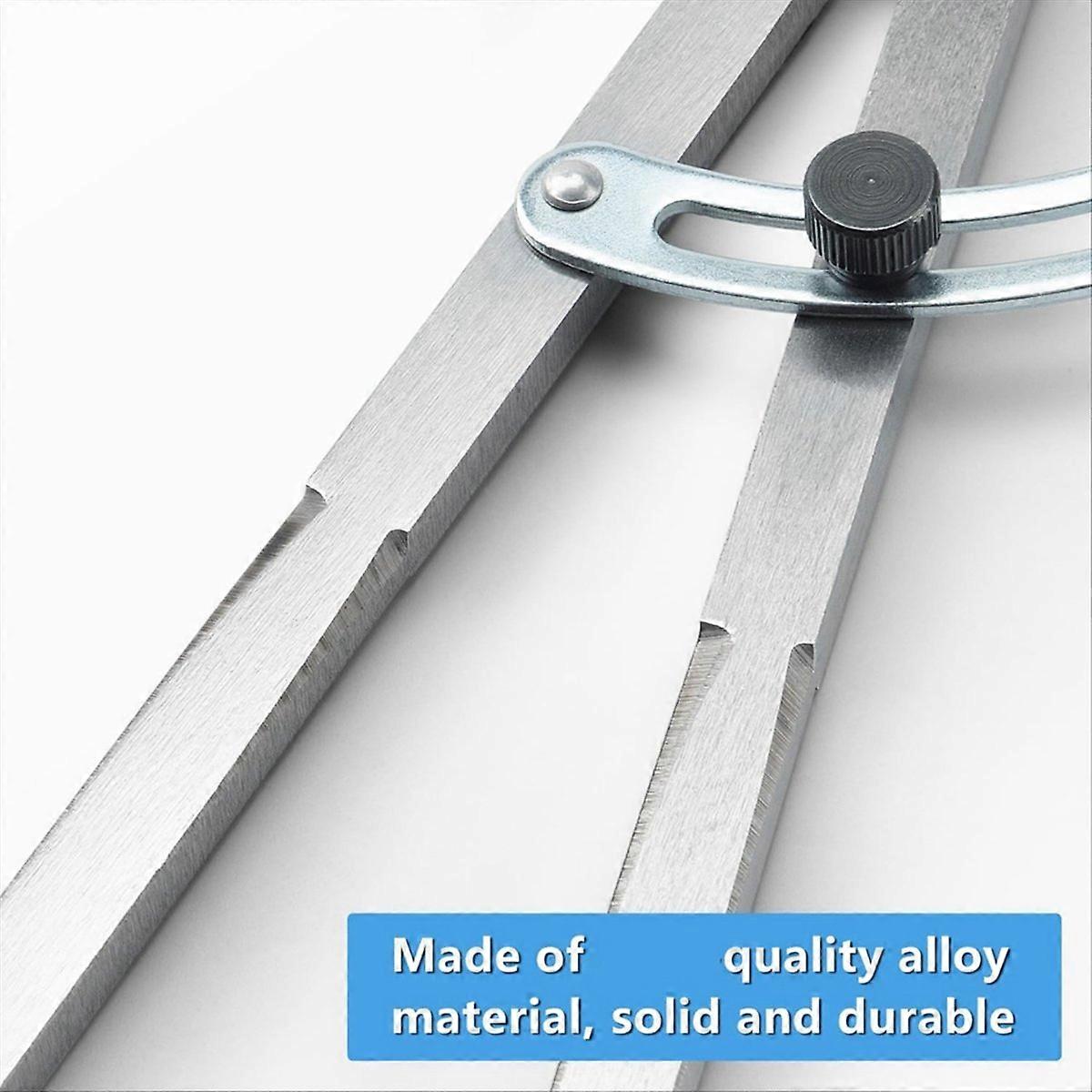 Woodworking Compass Geometry Tool with Pencil Holder 200mm