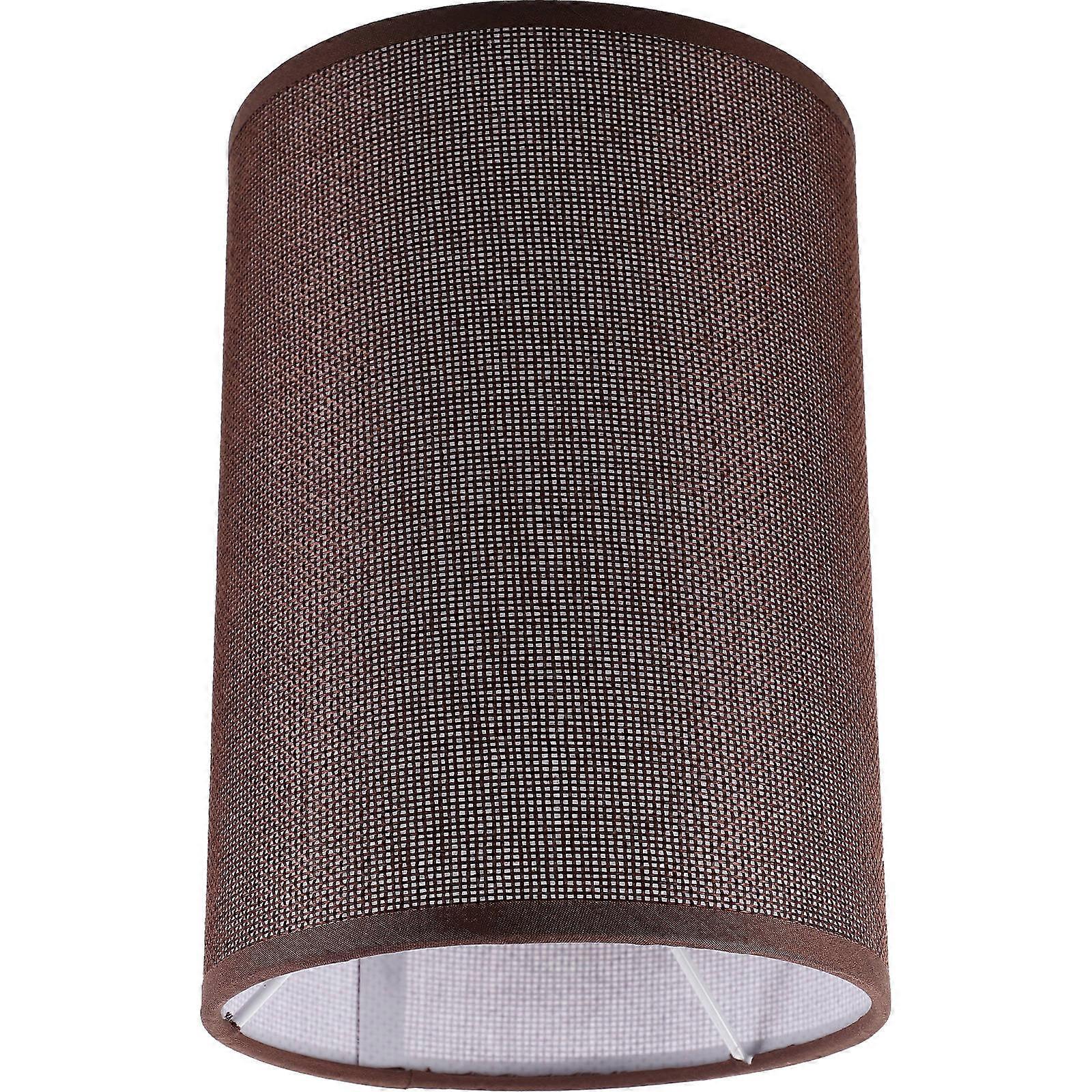 Decorative Coffee Lampshade for Table Lamp Cover E27 Light Socket