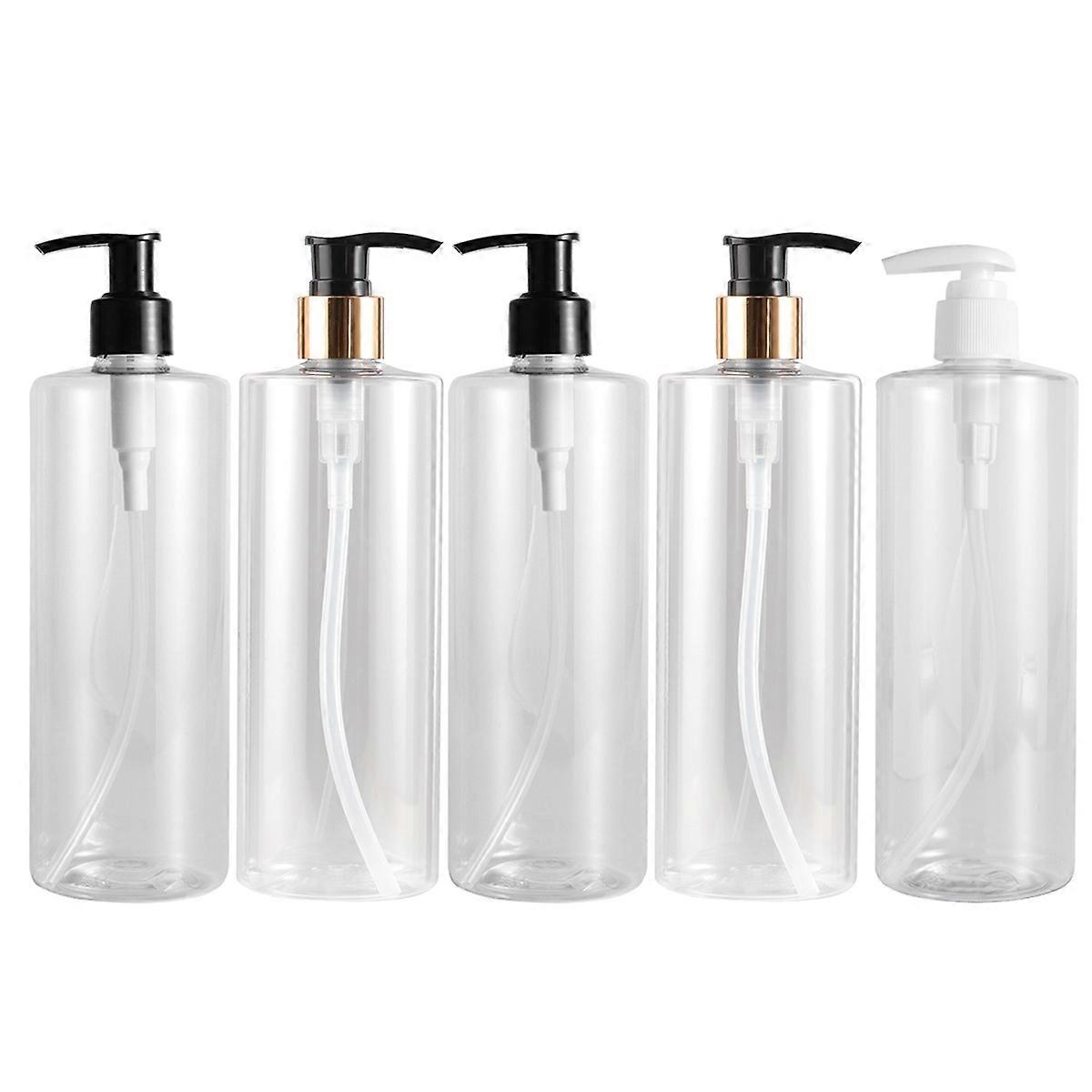 Empty Bottles Plastic Lotion Bottles with Pump for Home Use 10Pcs