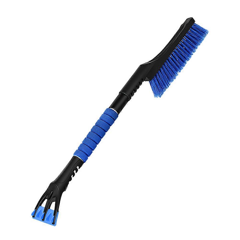 Snow Brush Multi-Function Ice for Cleaning Use 1Pcs Detachable Blue