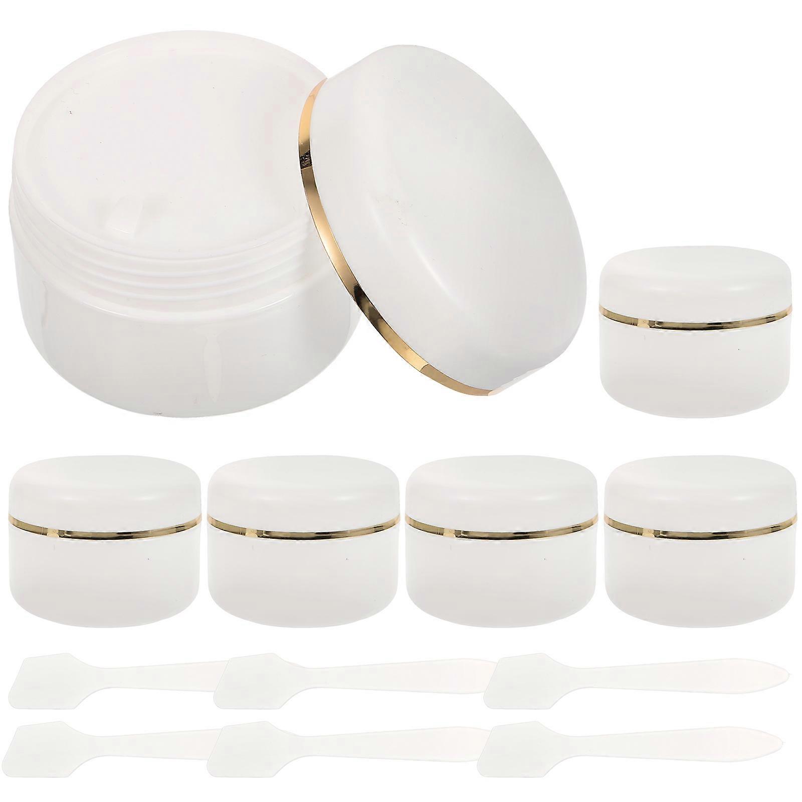 Cream Container Sample Containers for Cosmetics 18Pcs Refillable Jars with Spoon