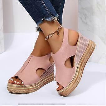 Naisten kengät Sandaalit Tyylikkäät kesäkengät Slingback-kengät Avokärkiset kiilakorkoiset korkokengät Rantasandaalit Rantasandaalit Koot 35-43