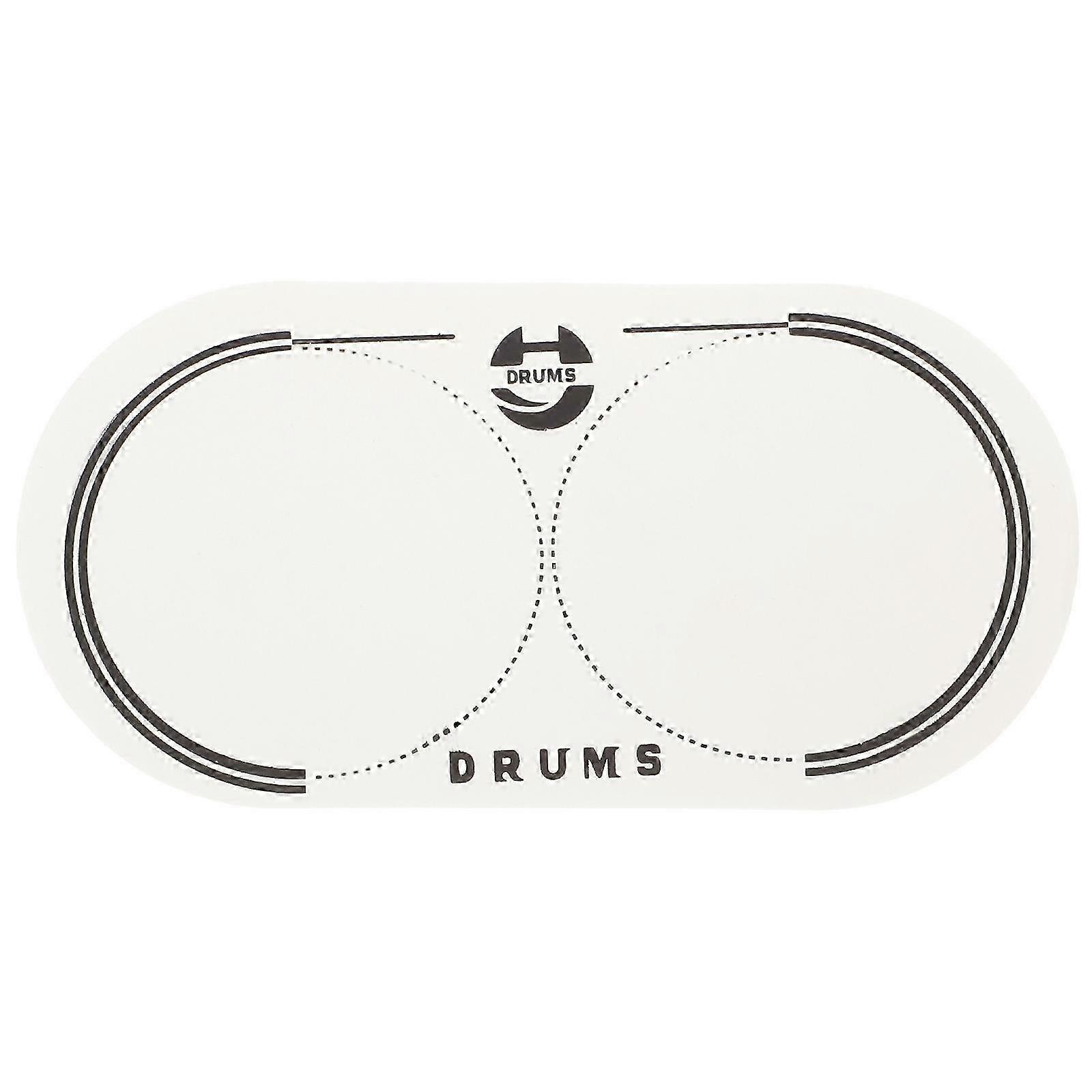 Drum Patch Double Step Sticker Replacement for Drum Percussion