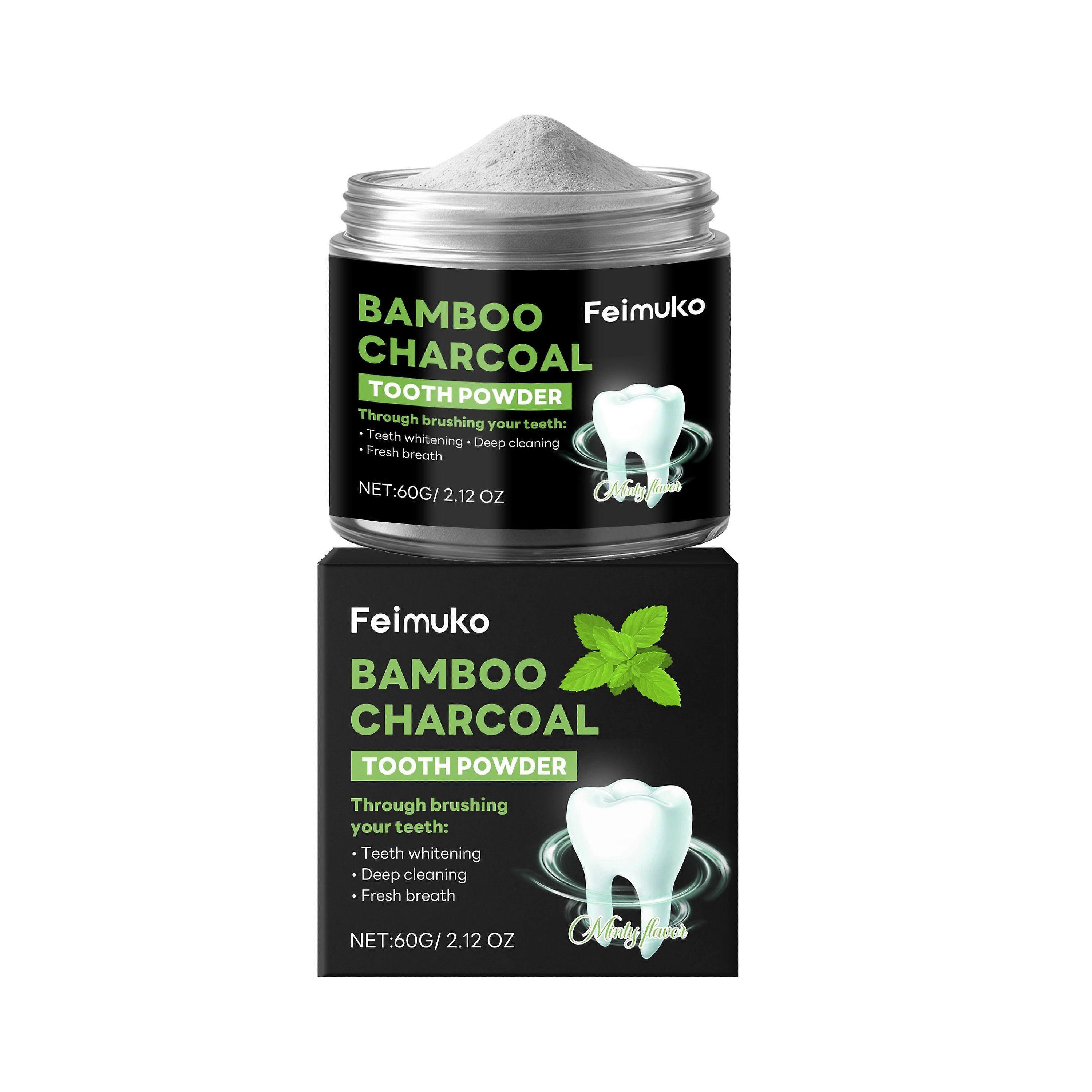 Feimuko Bamboo Charcoal Tooth Powder - Gentle Teeth