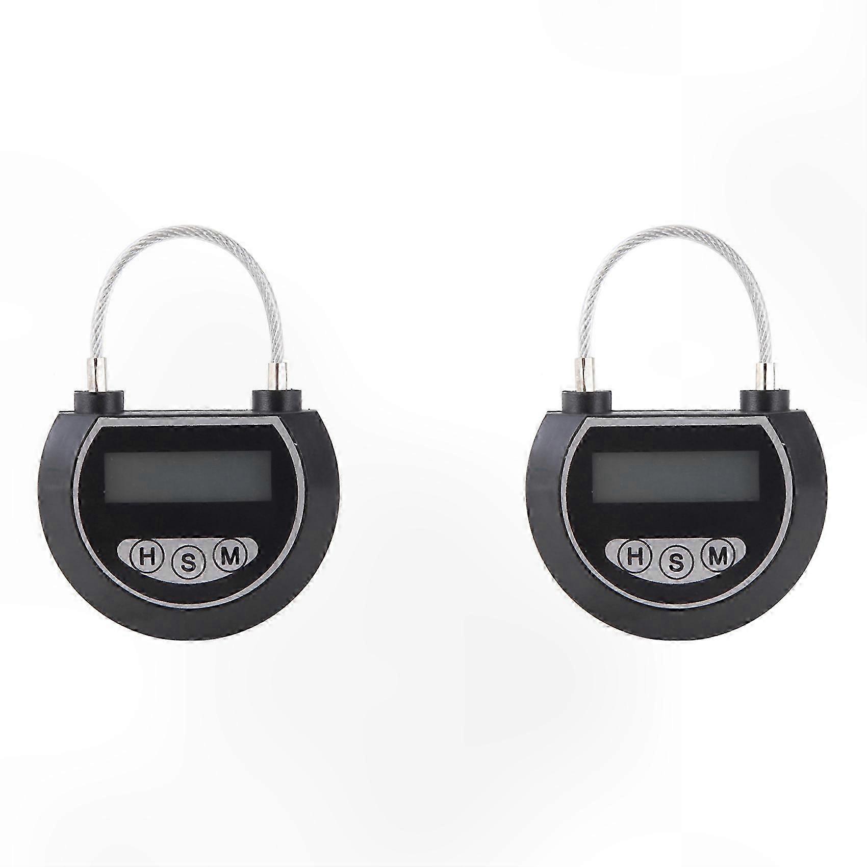 Dual Electronic Time Lock Timer Container with Multi-Function for Toy Storage