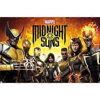Quebra-cabeças de madeira MARVEL MIDNIGHT SUNS - ARTE PRINCIPAL -23057 -A1718