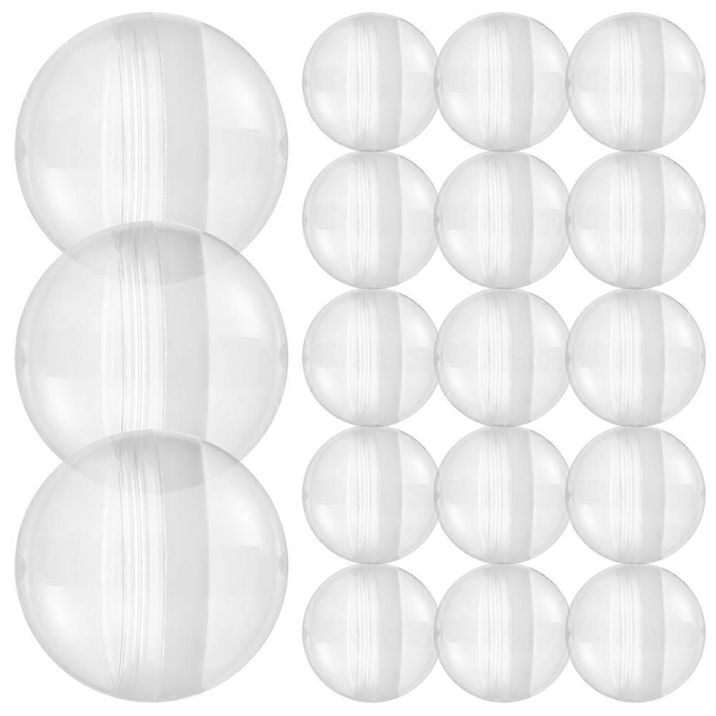 Vending Machine Plastic Capsules for Storage Use 100Pcs Transparent Round Balls