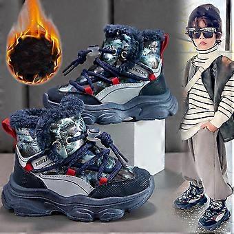 Snow Boots for Youth Winter Insulated Sports Design Breathable Outdoor Warmth Anti-Slip Sole Artificial Leather Upper Casual Wear