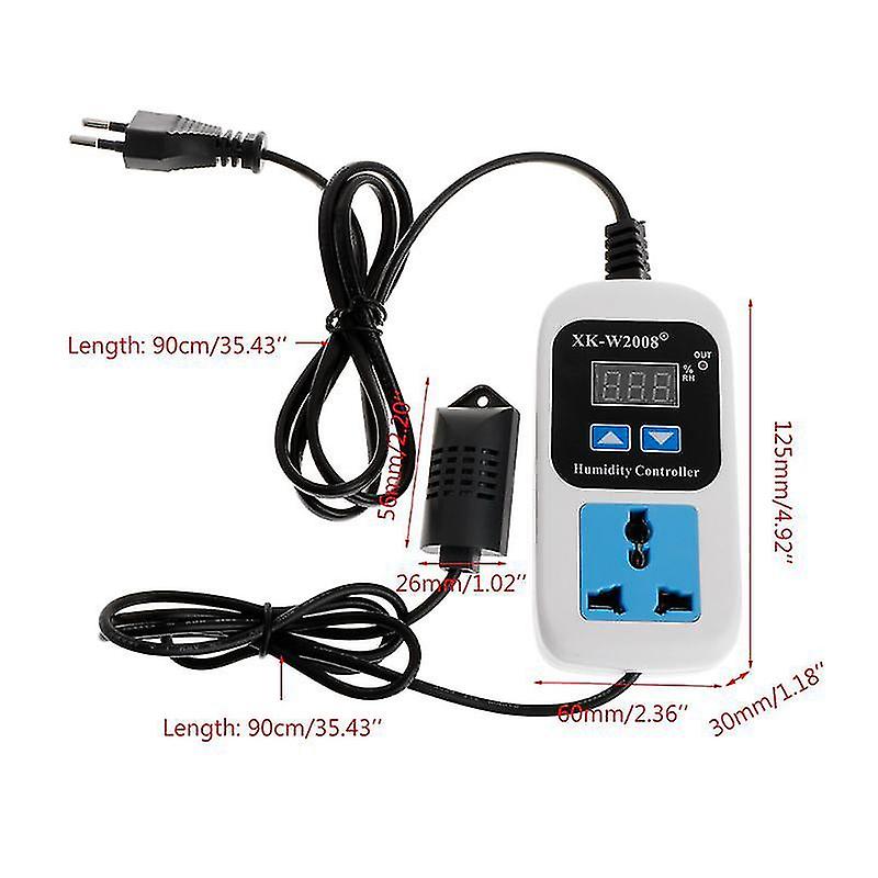 Digital Humidity Controller Hygrostat Moisture Control Switc