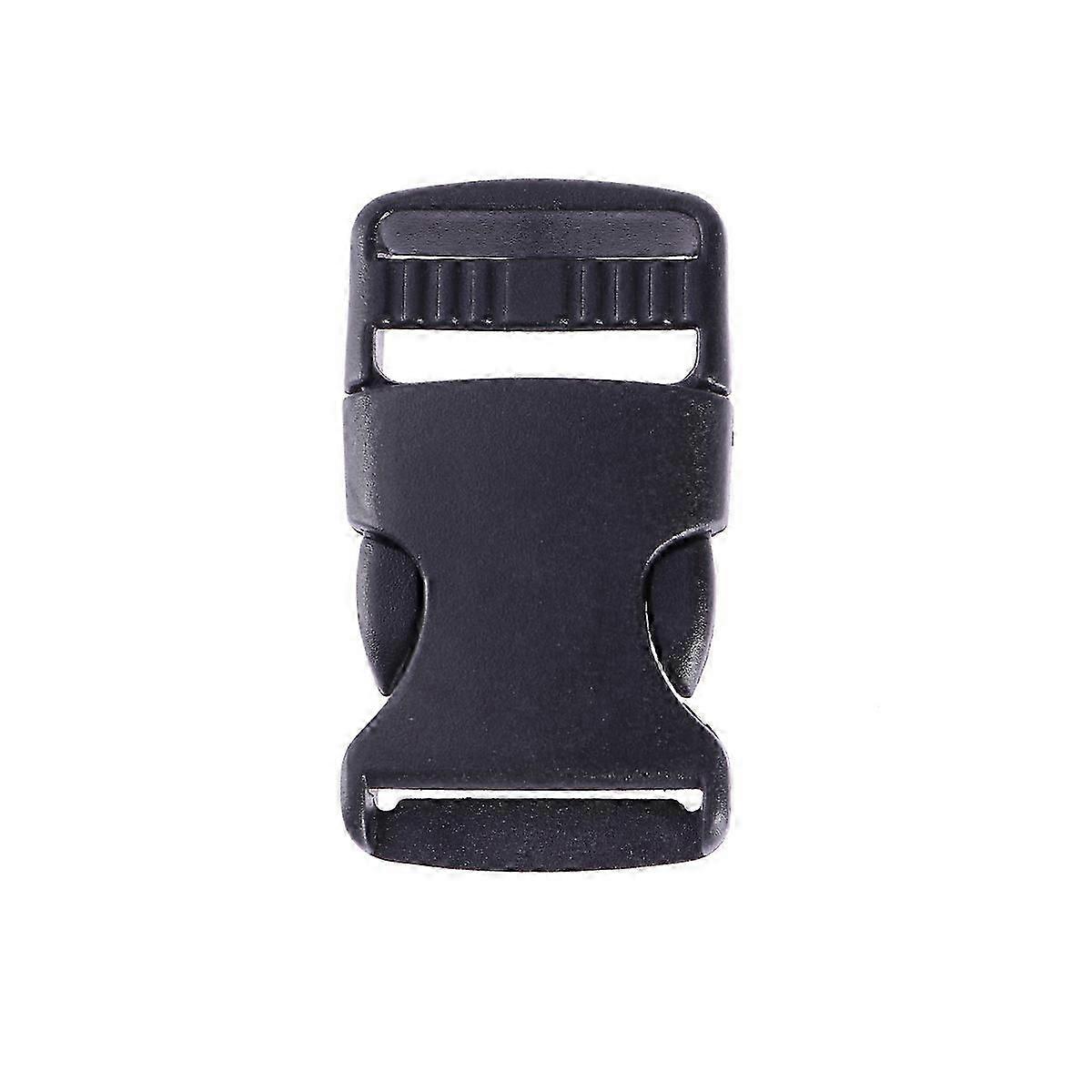 Bracelet Buckles Plastic Buckle for Backpack Use 40Pcs Black Kit