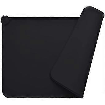 Dog Food Mat, Silicone Dog Cat Bowl Mat, Non Slip Pet Feeding Mat Waterproof Dog Placemat Compatible with Small Animals