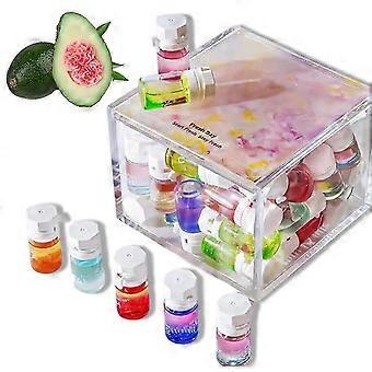 Perfume & Hair Oil 2-in-1 Avocado & Camellia Nourishment for Frizzy, 10 PCS Hair Perfume for Women Long Lasting, Hair Perfume Oil Set for Restore Dry