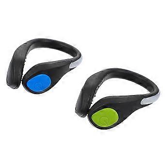 Lampe de signalisation sportive à clip pour chaussures (lot de 2) avec éclairage LED pour la course nocturne