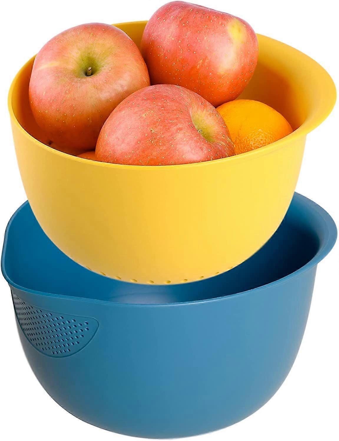 Rice Strainer And Kitchen Colander Set