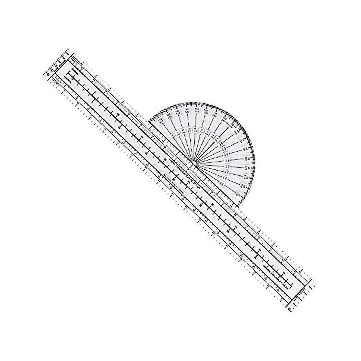 Aviation Navigation Plotter, Premier Fixed Plotter With Waccharts, Flight Planning Tools For Pilots-Good