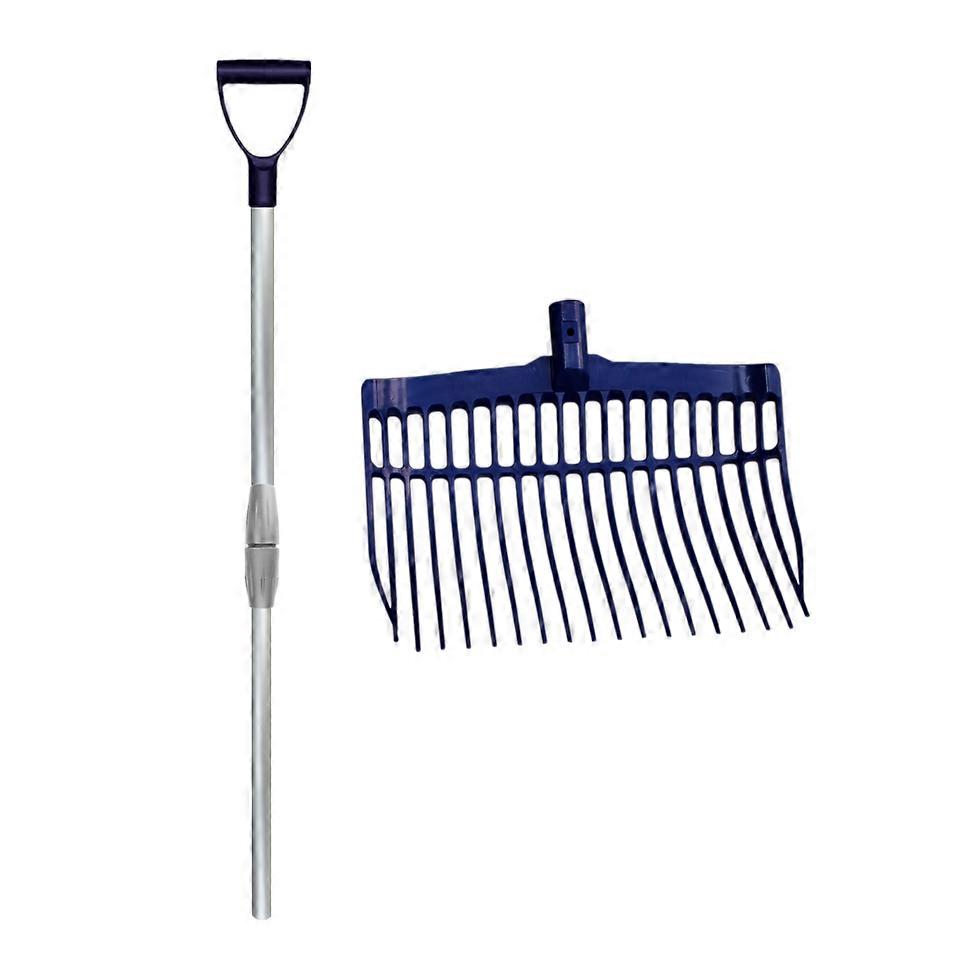 Mistgabel mit Griff Blau