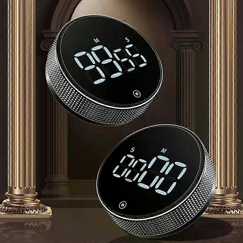 1PCS Magnetic Kitchen Timer Digital Timer Manual Countdown Rotary Timer Mechanical Cooking Timer Cooking Shower Stopwatch