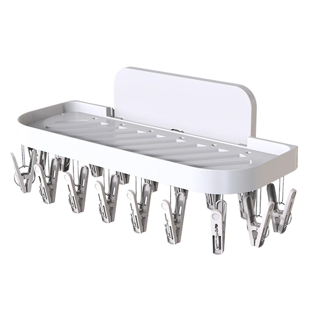 Foldable Underwear Socks Drying Rack Multipurpose Punch-free Storage Rack