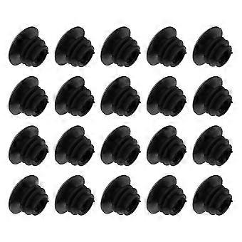 Tappi per manubrio bici, set di ricambio nero da 20 pezzi YTQ