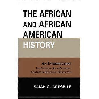 African And African American History An Introduction - Isaiah O. Adegbile - Paperback - English Book - History