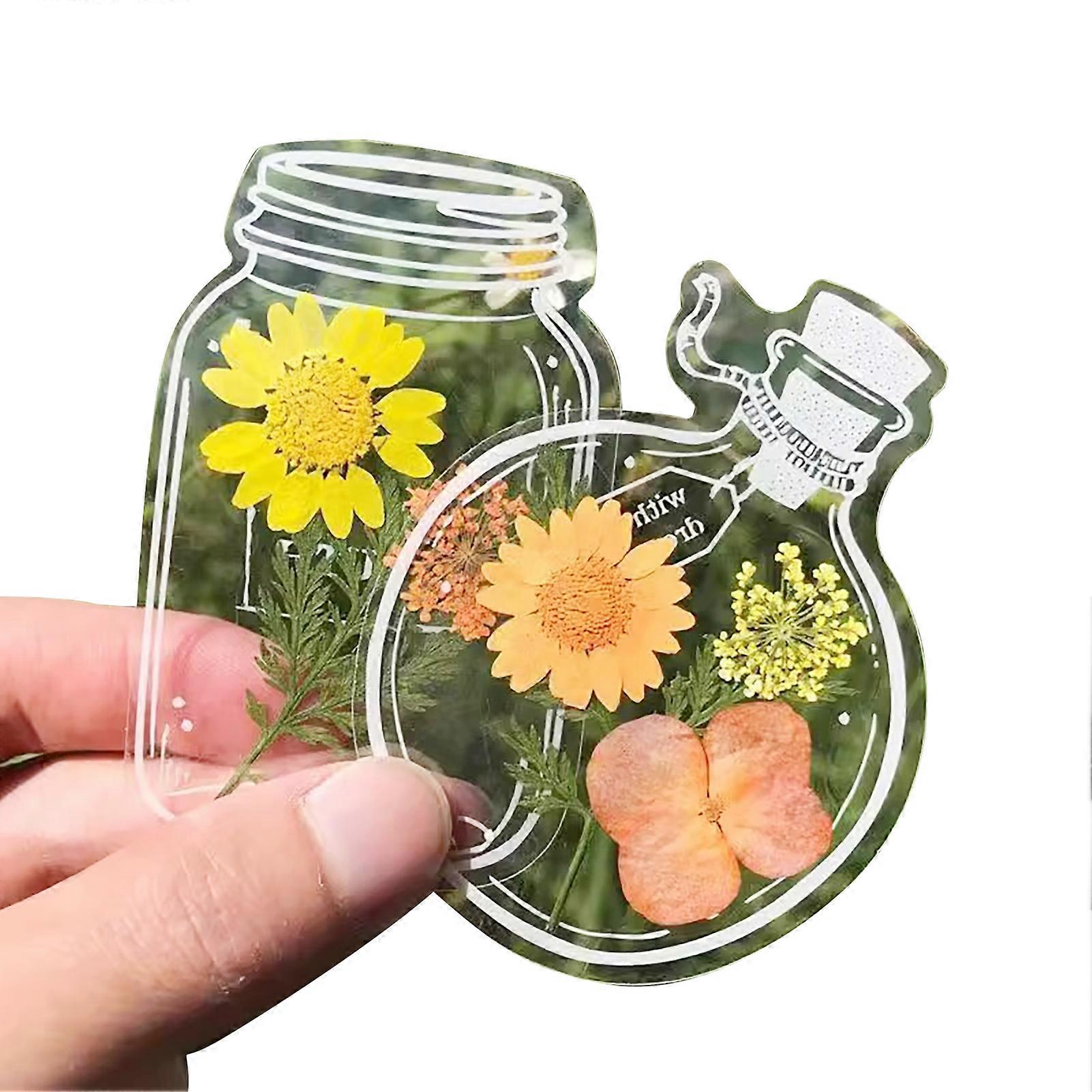 DIY Dried Flower Bookmarks 20 Pack Handmade for Craft Projects
