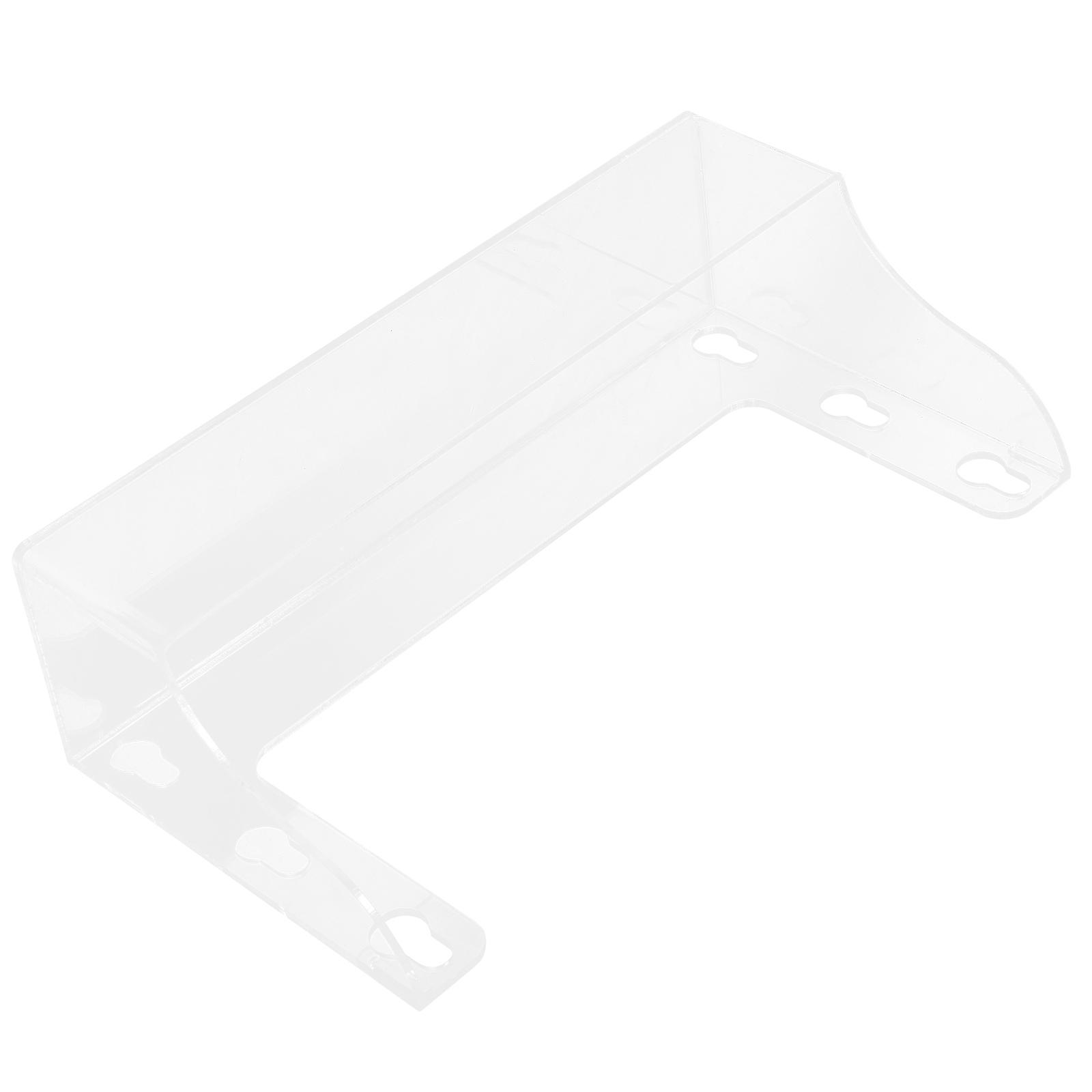 Display Frame Beverages Rack Transparent Suction Type Storage Shelf 1Pcs