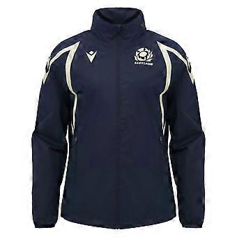 2026-2027 Scotland Rugby Training Rain Jacket (Navy)