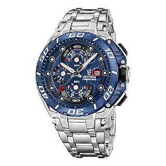 Festina Gents Chrono Bike Blue 46mm Stainless Steel Sports Watch F20754-4