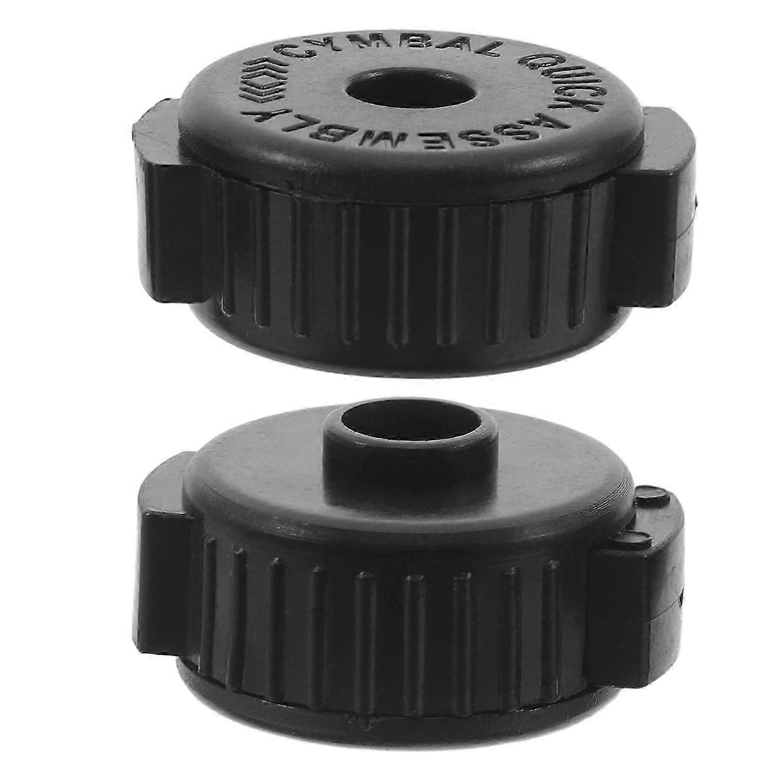 Quick Release Plastic Drum Cymbal Nuts compatible with Secure Fixing 4Pcs