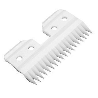 10Pcs Group Replaceable Ceramic 18 Teeth Pet Ceramic Clipper Cutting Blade for Oster A5 Series