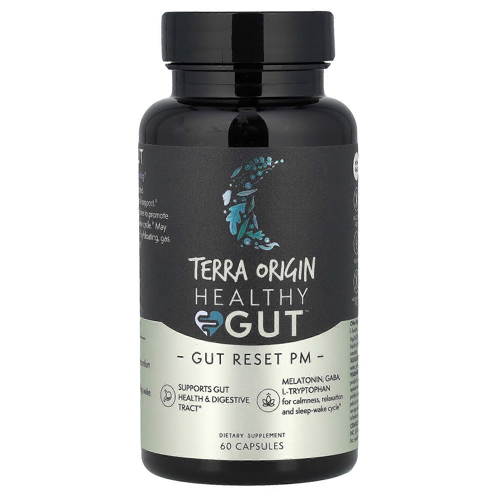 Terra Origin, Healthy Gut™ Reset PM, 60 Capsules