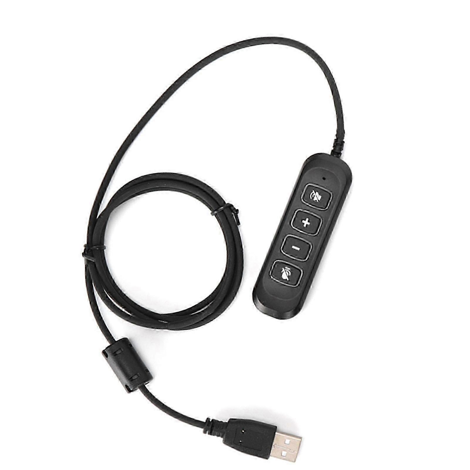 Compact USB QD Headset Control Adapter